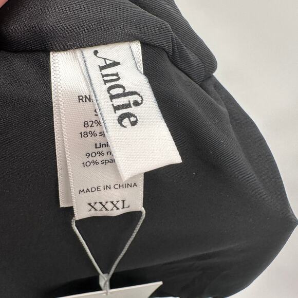 ANDIE SWIM NWT Santorini One Piece in Black // XXXL - Picture 14 of 15